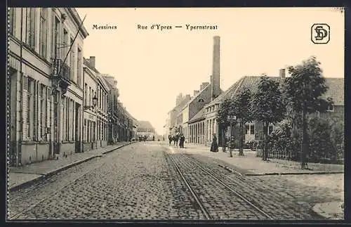 AK Messines, Rue d`Ypres