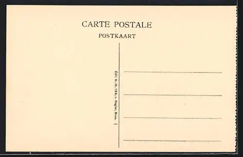 AK Messines, Rue des Remouleurs, Scheerenschleiferstrasse