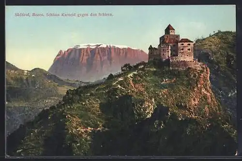 AK Bozen, Schloss Karneid gegen den Schlern