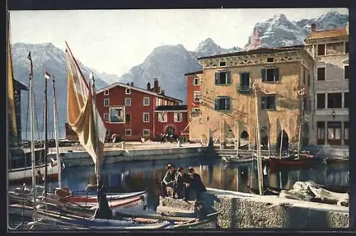 AK Torbole, Partie am Hafen