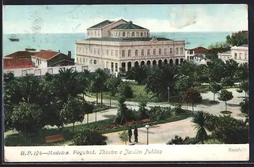 AK Madeira, Funchal, Theatro e Jardim Publico