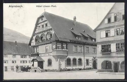 AK Alpirsbach, Hotel Löwen-Post