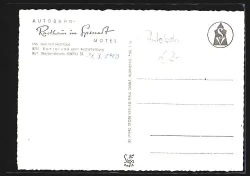 AK Rohrbrunn, Autobahn Frankfurt-Nürnberg