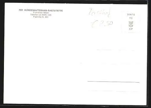 AK Appenweier, BAB-Raststätte Renchtal-West