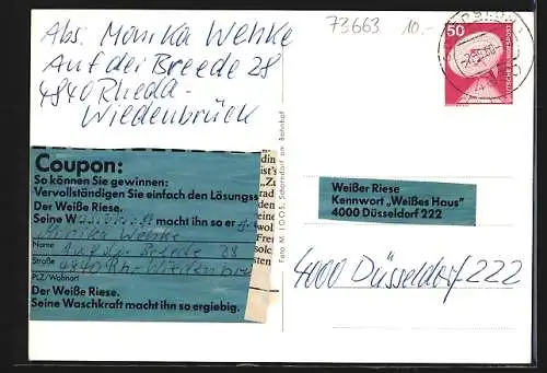 AK Lehnenberg bei Winnenden, Gasthaus und Pension Rössle und Ortsansicht von oben