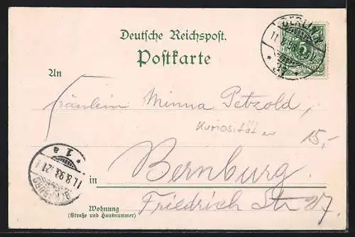 AK optische Täuschung, Labyrinth, Vexir-Postkarte