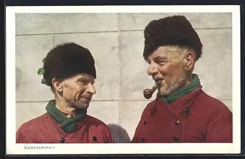 AK Volendam, Zwei Niederländer mit Tabakspfeife
