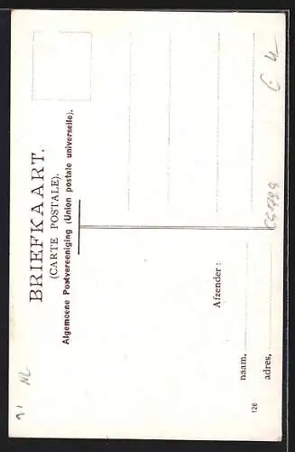 AK Volendam, Junge Niederländerin in Tracht