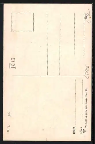 AK Marken, Zwee zusjes, Niederländisches Mädchen mit Kleinkind