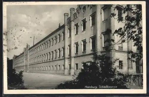 AK Hainburg, Ansicht der Schlosskaserne