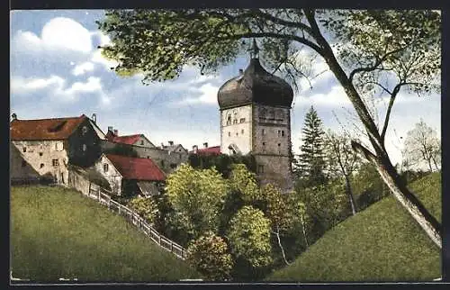 AK Alt-Bregenz, Blick zum Martinsturm