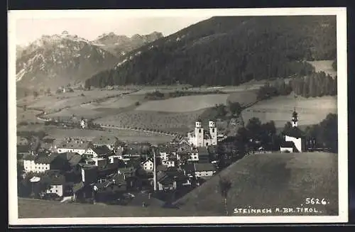 AK Steinach a. Br., Gesamtansicht mit Umgebung aus der Vogelschau