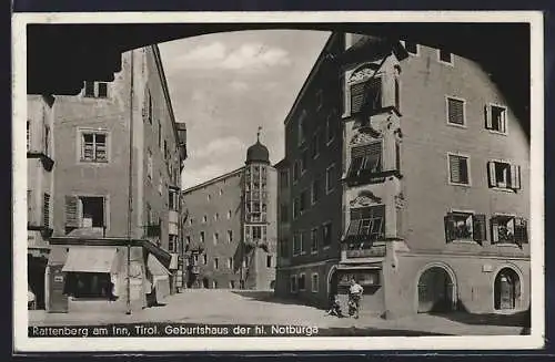 AK Rattenberg am Inn, Geburtshaus der hl. Notburga