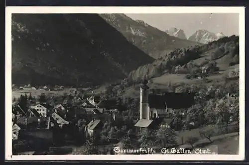 AK St. Gallen, Blick auf den Ort