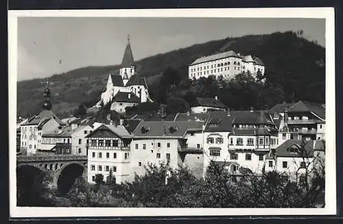 AK Murau / Steiermark, Teilansicht des Ortes