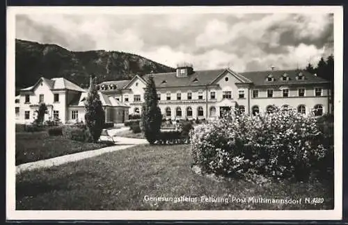 AK Muthmannsdorf, Blick auf das Genesungsheim Felbring