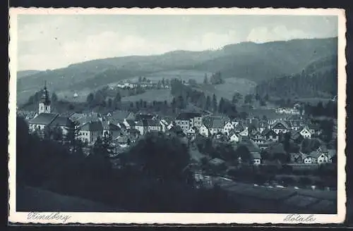 AK Kindberg, Totale mit der Kirche