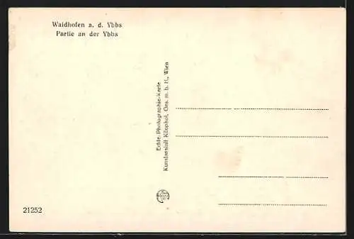AK Waidhofen a. d. Ybbs, Partie an der Ybbs
