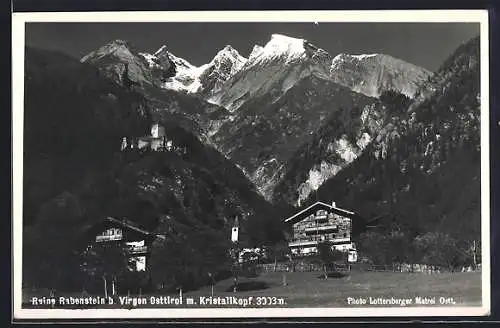 AK Virgen /Osttirol, Ruine Rabenstein mit Kristallkopf