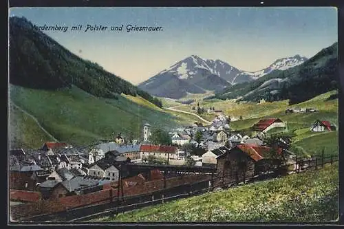 AK Vordernberg, Teilansicht mit Polster und Griesmauer