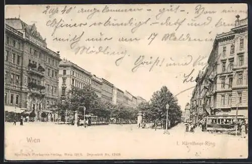 AK Wien, Kärntner-Ring mit Passanten