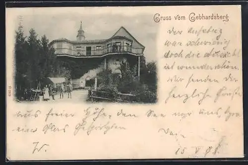 AK Gebhardsberg, Gasthof mit kleinem Markt