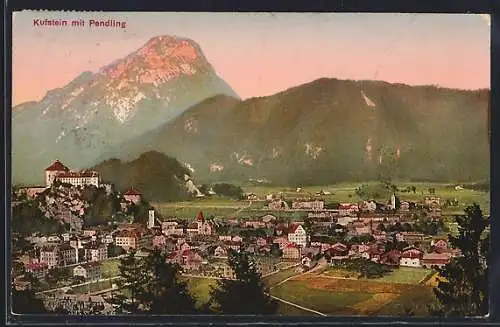 AK Kufstein, Ortsansicht mit Pendling