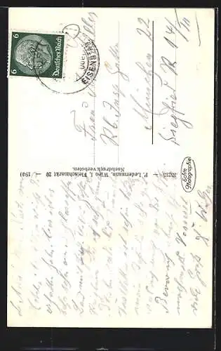 AK Rust am Neusiedlersee, Ortsansicht von einem Weinberg aus