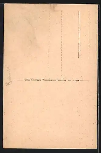 Künstler-AK Rattenberg /Tirol, Neutor mit Strasse