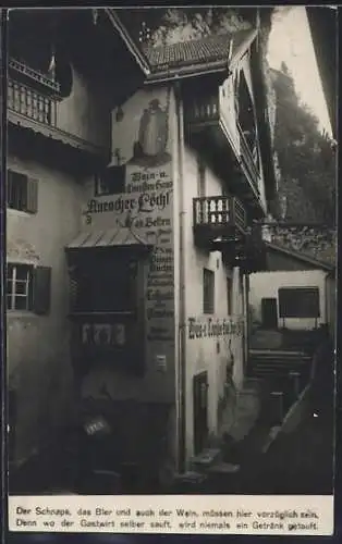 AK Kufstein, Gasthof Auracher-Löchl