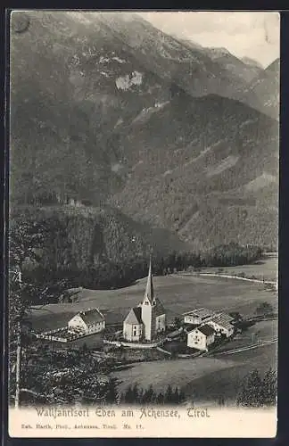 AK Eben am Achensee, Gesamtansicht aus der Vogelschau