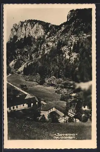 AK Semmering, Adlitzgräben, Ortspartie