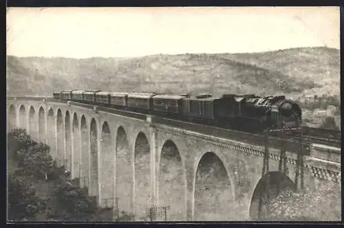 AK Région du Sud-Ouest, Le 55, Paris-Toulouse, Eisenbahn, Dampflok, Personenzug