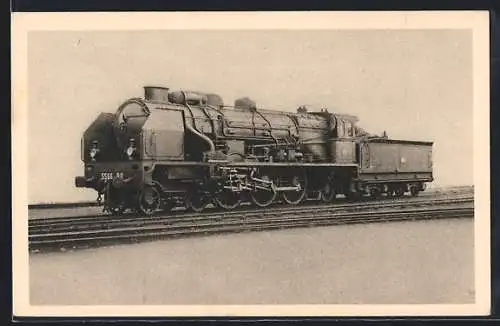 AK Paris, Chemin de Fer de Paris à Orleans, Locomotive No. 3566-80, Französische Eisenbahn