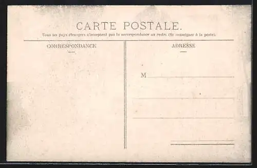 AK Clermont-Ferrand, Circuit d`Auvergne, Coupe Gordon Bennett 1905, Route du Circuit avant les 4 routes, Autorennen