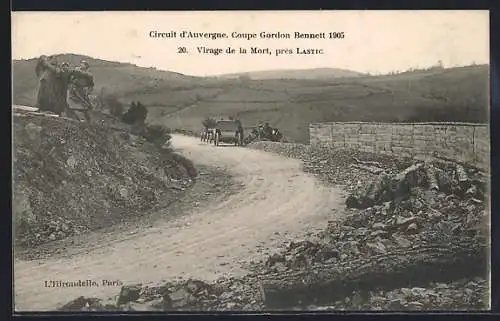 AK Lastic, Circuit d`Auvergne, Coupe Gordon Bennett 1905, Virage de la Mort