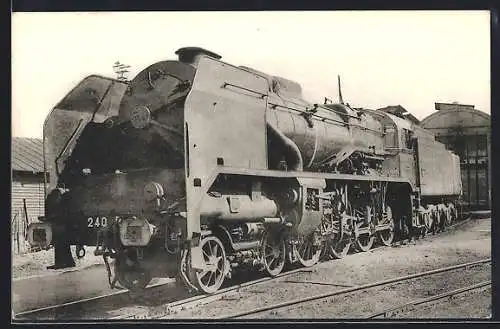 AK Französische Eisenbahn-Lokomotive No. 240 P 12, Locomotives du Sud-Est