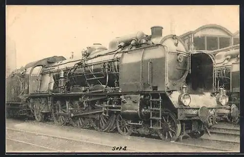 AK Locomotives du Sud-Est, Machine 231 D 186, a surchauffeur Schmidt