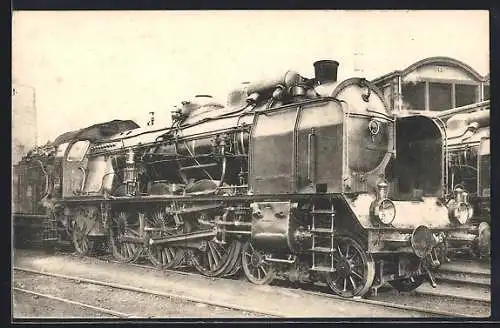 AK Französische Eisenbahn-Lokomotive, Machine 231 D 186