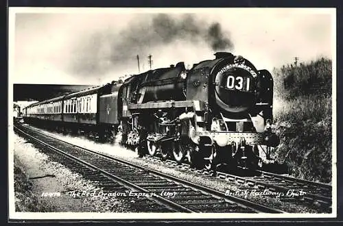 AK Englische Eisenbahn No. 031 The Red Dragon, British Railways