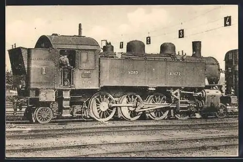 AK Kanadische Tenderlokomotive No. 4.1672