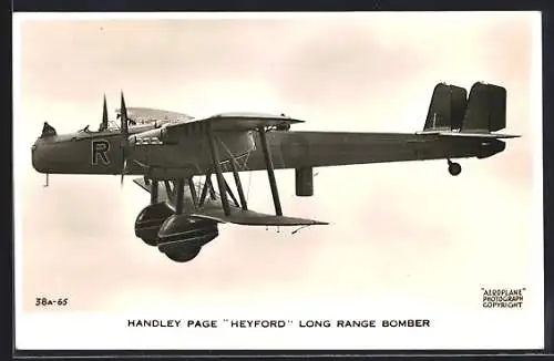 AK Flugzeug Handley Page Heyford Long Range Bomber