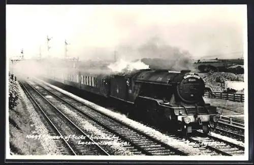 AK englische Eisenbahn the Queen of Scots mit Kennung 60081