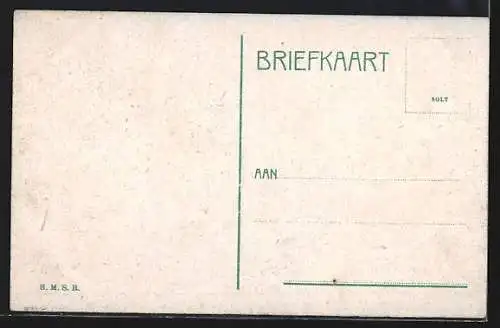 AK Rotterdam, Stationsweg, Partie mit Strassenbahn