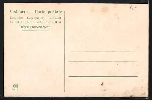 Künstler-AK Alfred Mailick: Haus am Rand des Waldes