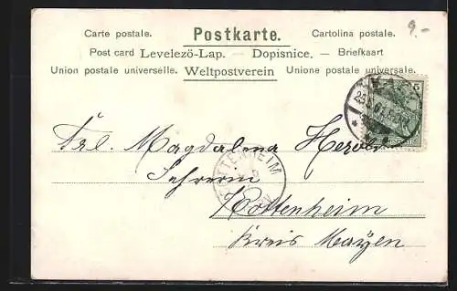 Künstler-AK Alfred Mailick: Ausflügler beim Picknicken auf einer Blumenwiese