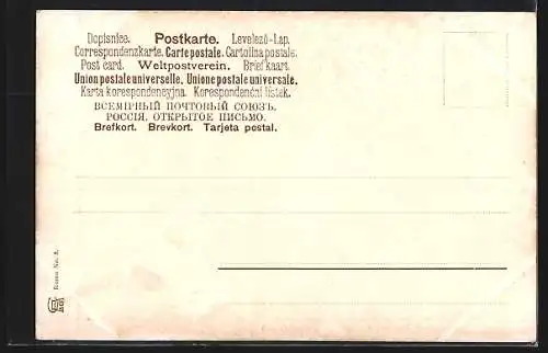 Künstler-AK Friedrich Perlberg: Roma, Chiesa S. Pietro e Castello S. Angelo