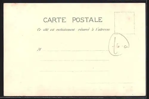 Lithographie Postkutsche fährt in den Bergen