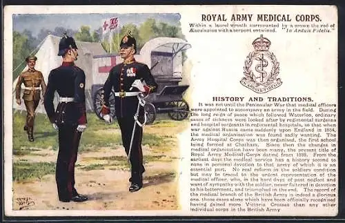 AK Royal Army Medical Corps, History and Traditons