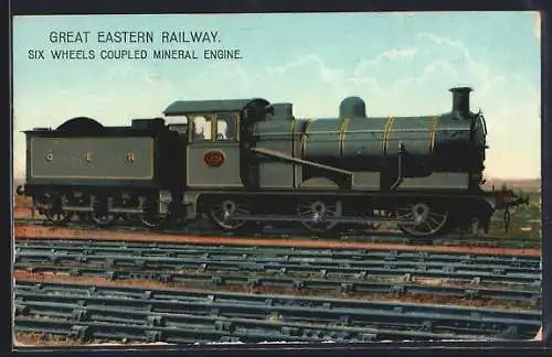 AK Great Eastern Railway, Six Wheels coupled mineral Engine No. 1229, englische Eisenbahn